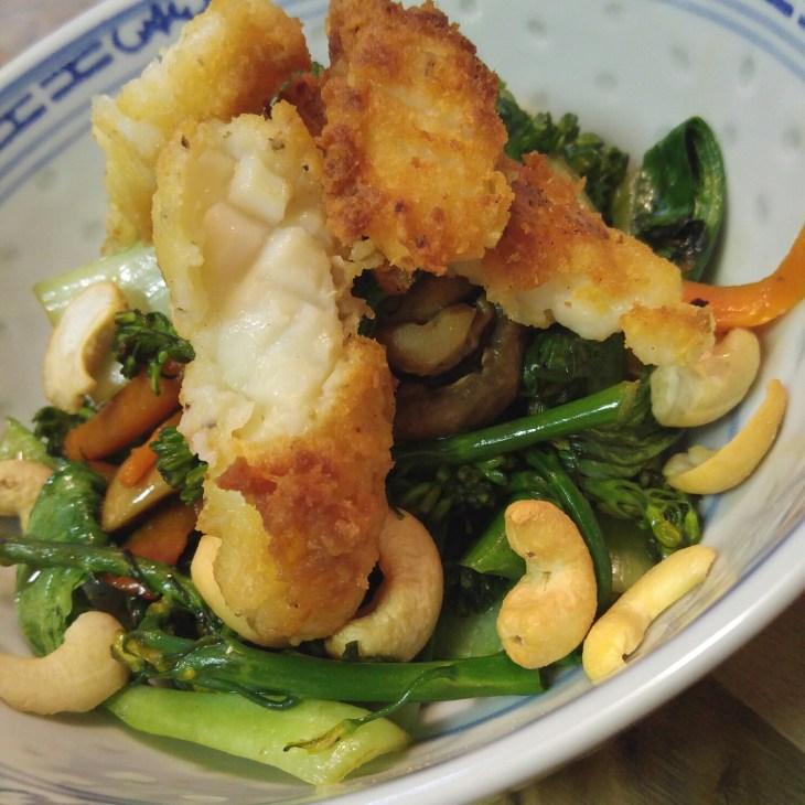 Squid & Cashew Stirfry